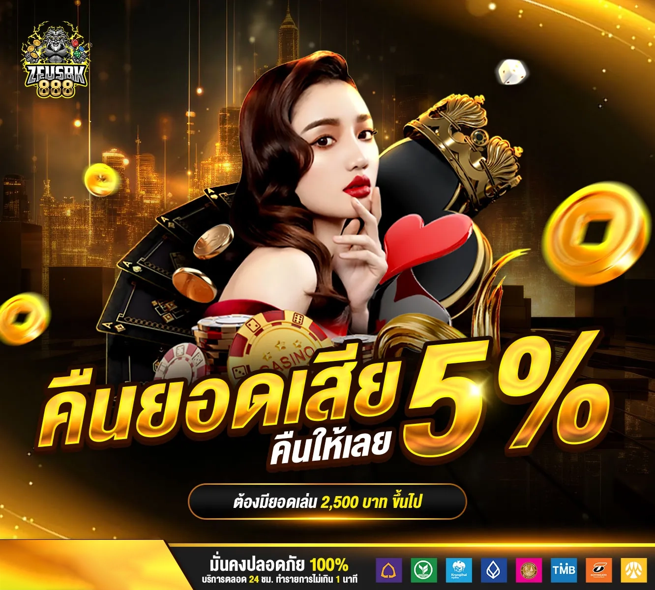 โปรคืนยอดเสีย 5% by zeusbk888